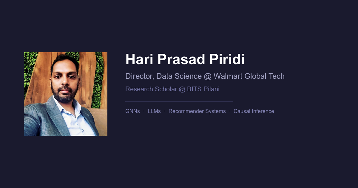 Building LLMs for Production | Hari Prasad Piridi